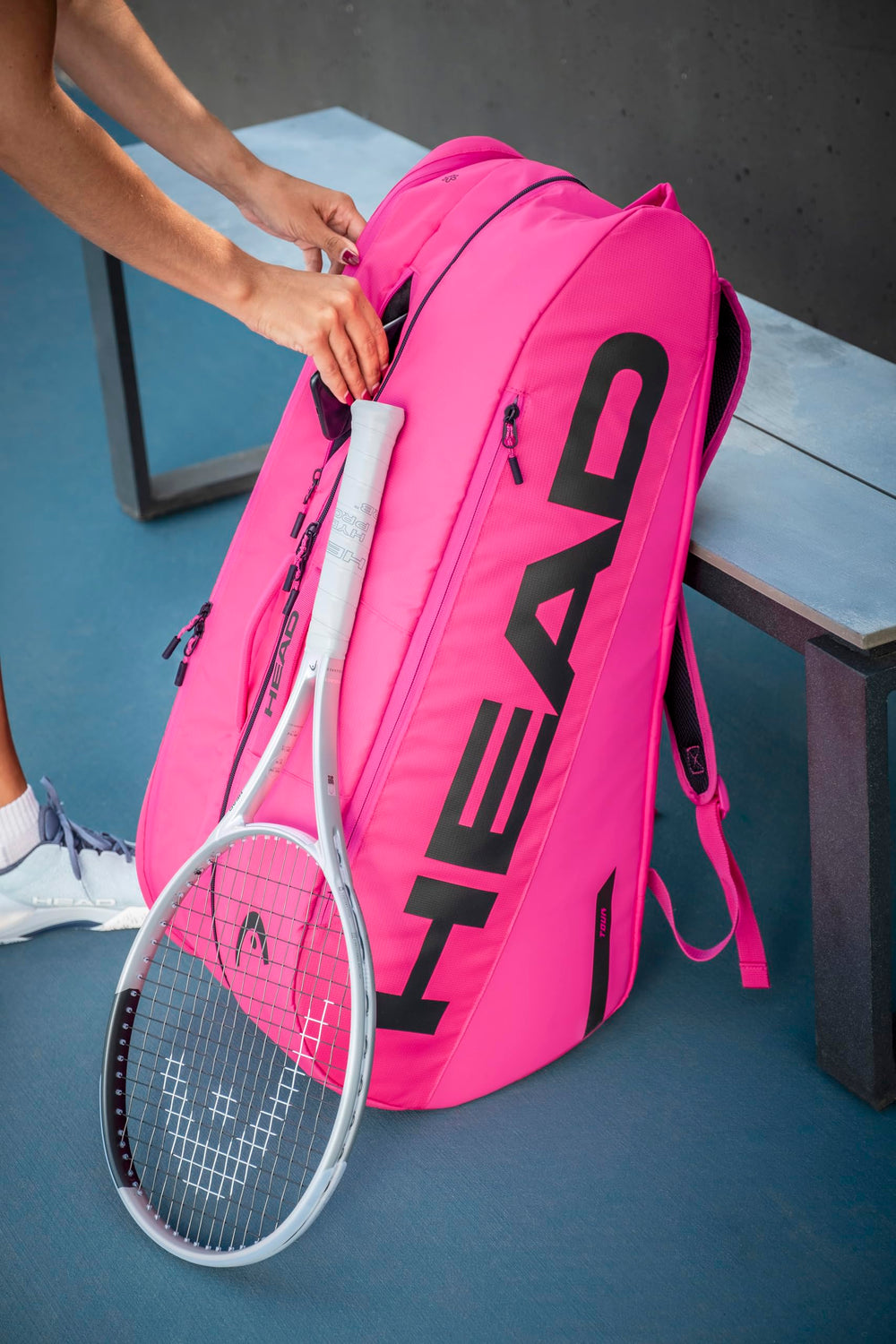HEAD Tour Racquet Bag 9R | 65L Tennis Bag with CCT+ Climate Control, 3 Main Compartments & Shoe Pocket