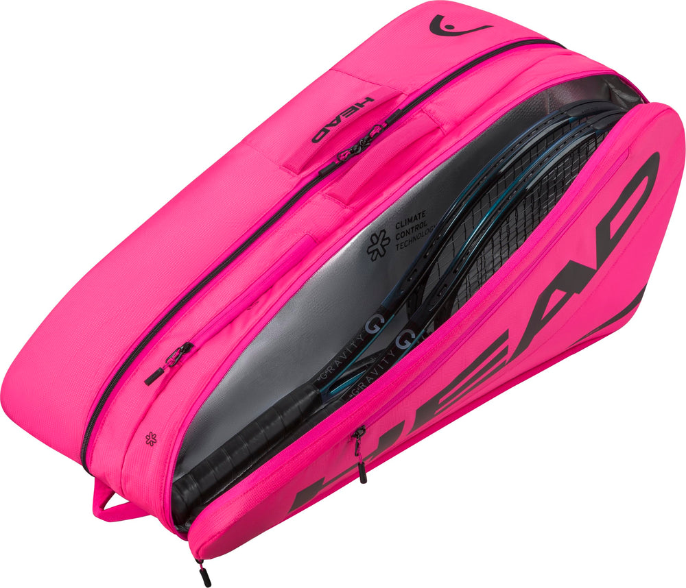 HEAD Tour Racquet Bag 9R | 65L Tennis Bag with CCT+ Climate Control, 3 Main Compartments & Shoe Pocket