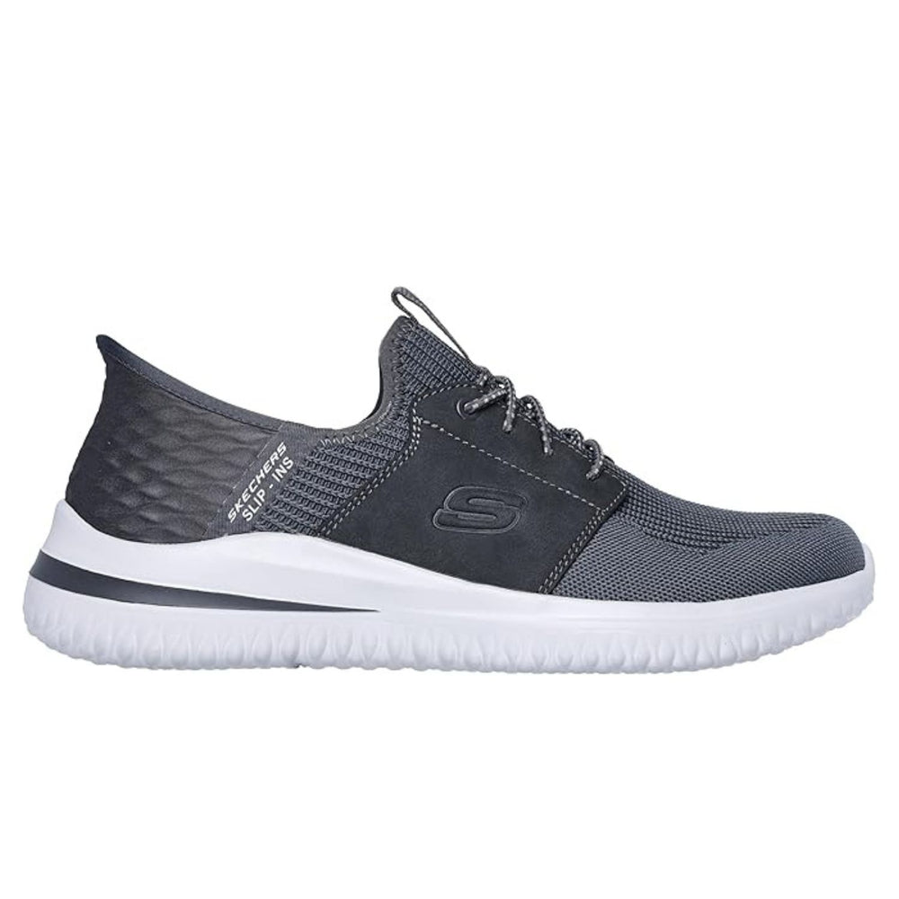 Skechers Slip‑ins Delson 3.0 – Lavell Men’s Running & Casual Sneaker Hands‑Free Entry with Heel Pillow™ | Air‑Cooled Memory Foam & Goga Mat Arch Support | Machine Washable - Best Price online Prokicksports.com