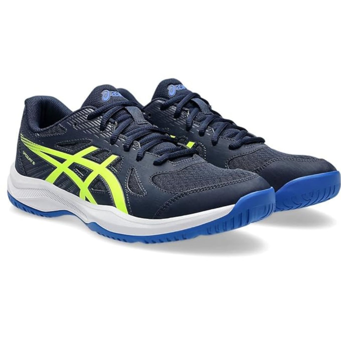 ASICS Upcourt 6 Men’s Badminton Indoor Court Shoes – Lightweight Mesh Upper, EVA Cushioning & Non‑Marking Rubber Grip