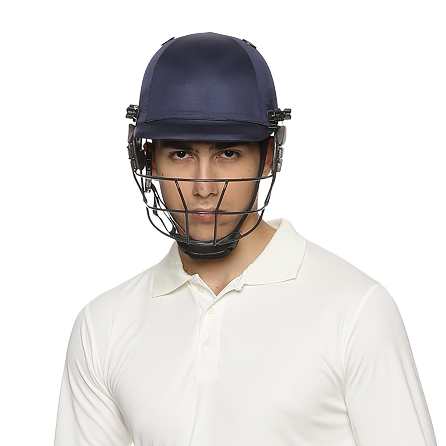 Prokick Pioneer Cricket Helmet with Adjustable Steel Grill, Navy - Best Price online Prokicksports.com