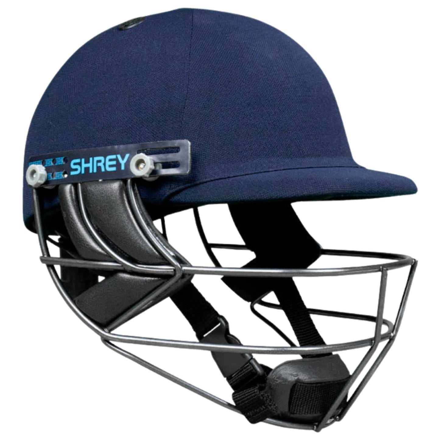 Shrey Premium 3.0 Mild Steel Visor Cricket Helmet, Men's (Navy Blue) - Best Price online Prokicksports.com