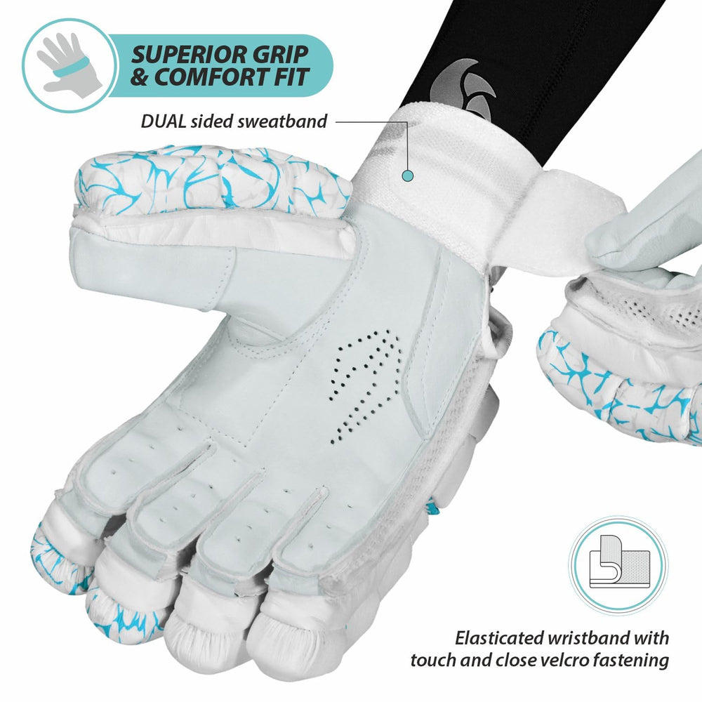DSC Pro Right Hand Batting Gloves – Professional Cricket Gloves with Maximum Finger Protection, Superior Grip, and Comfort for High-Level Match Play - Best Price online Prokicksports.com