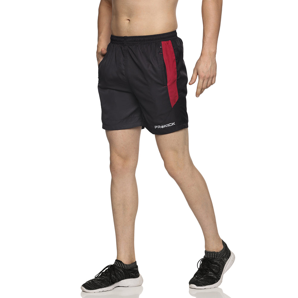 Prokick Men's Athletic Sports Shorts with Zip Pocket and Elastic Waistband - Best Price online Prokicksports.com