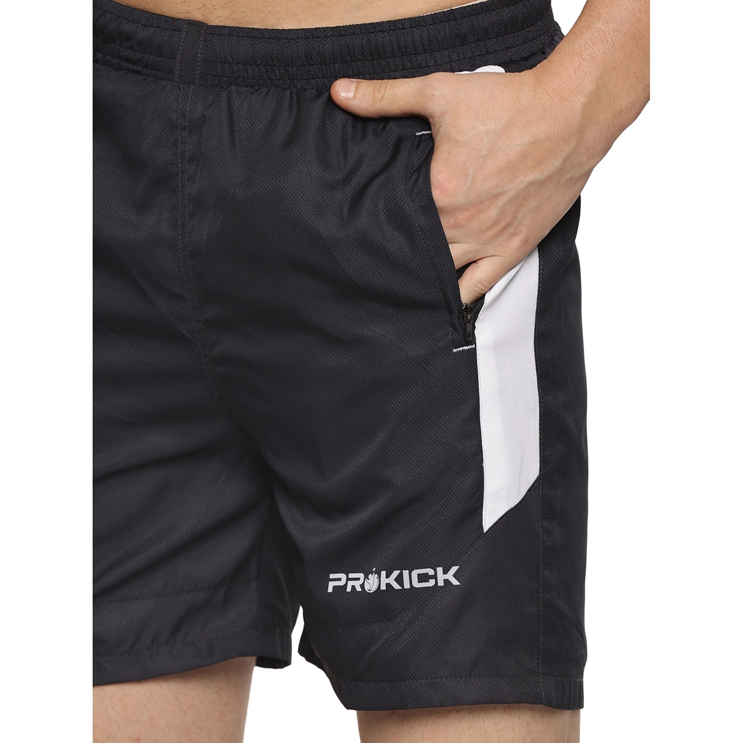 Prokick Men's Athletic Sports Shorts with Zip Pocket and Elastic Waistband - Best Price online Prokicksports.com