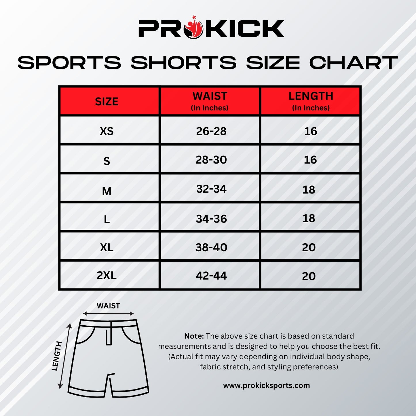 Prokick Men's Athletic Sports Shorts with Zip Pocket and Elastic Waistband - Best Price online Prokicksports.com