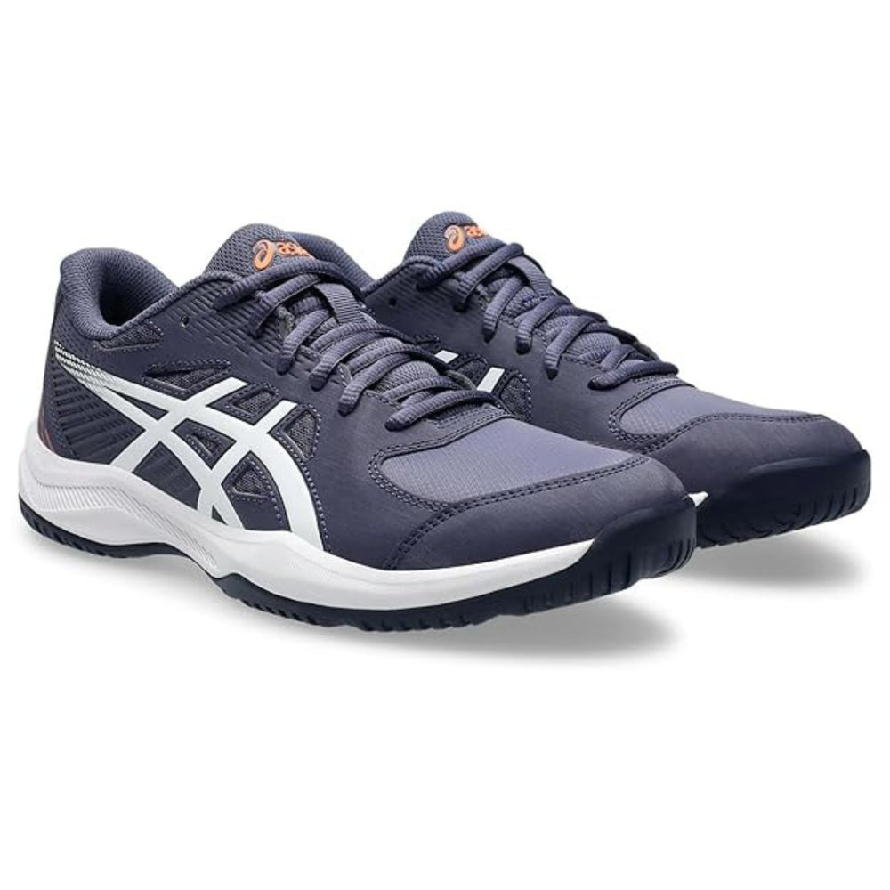 ASICS Court Slide 4 Men’s Tennis Shoes – Indigo Fog/White | Lightweight Synthetic-Textile Upper, Wrap‑Up Outsole & Heel-Pad Stability - Best Price online Prokicksports.com