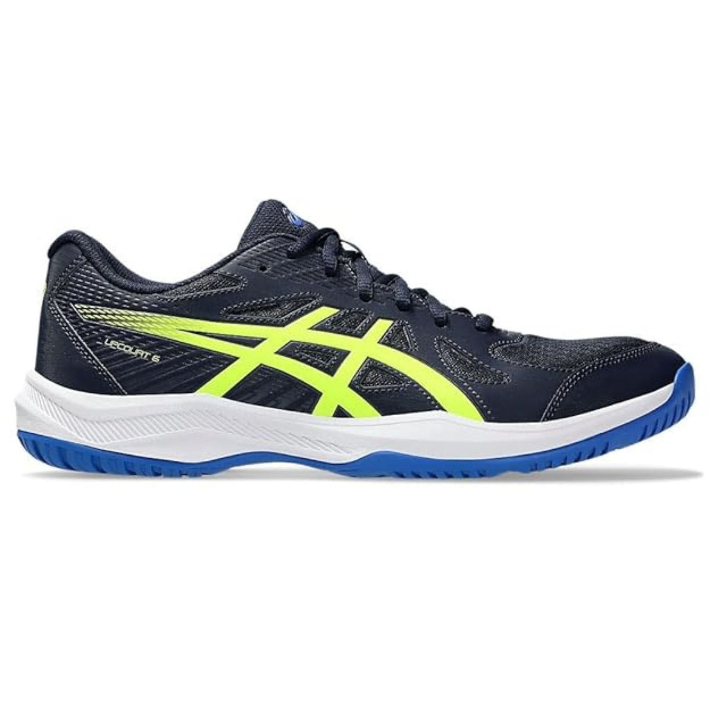 ASICS Upcourt 6 Men’s Badminton Indoor Court Shoes – Lightweight Mesh Upper, EVA Cushioning & Non‑Marking Rubber Grip