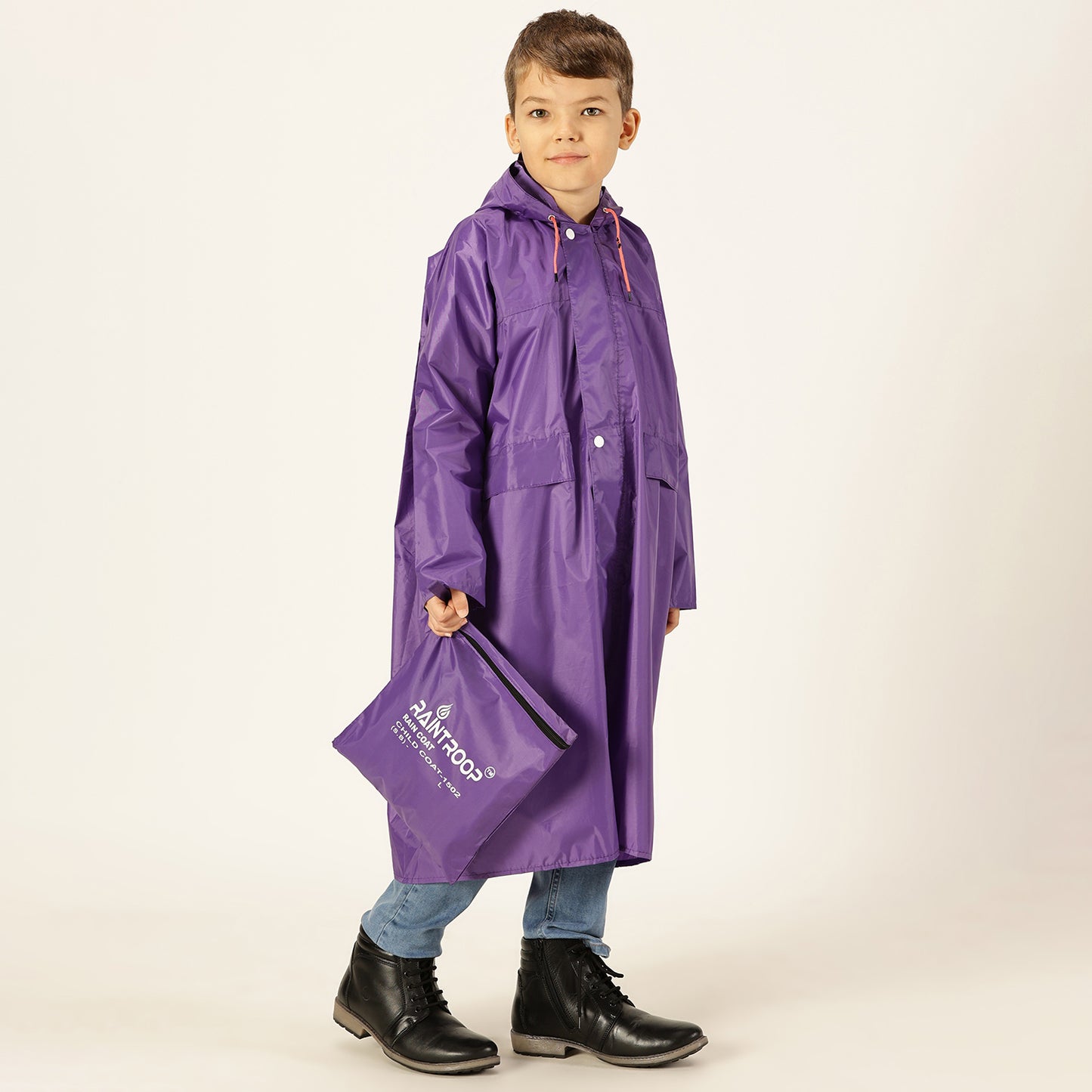 Prokick Kids Waterproof Rain Jacket, Assorted Color (Raincoat With Hood for Unisex Kids) - Best Price online Prokicksports.com