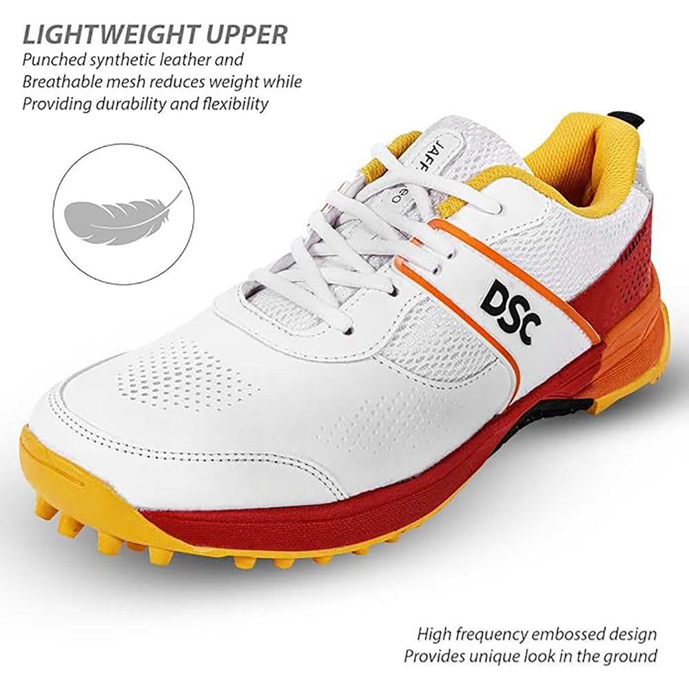 DSC Jaffa Neo Leather and Mesh Cricket Shoes | Superior Comfort & High Performance on the Field - Best Price online Prokicksports.com