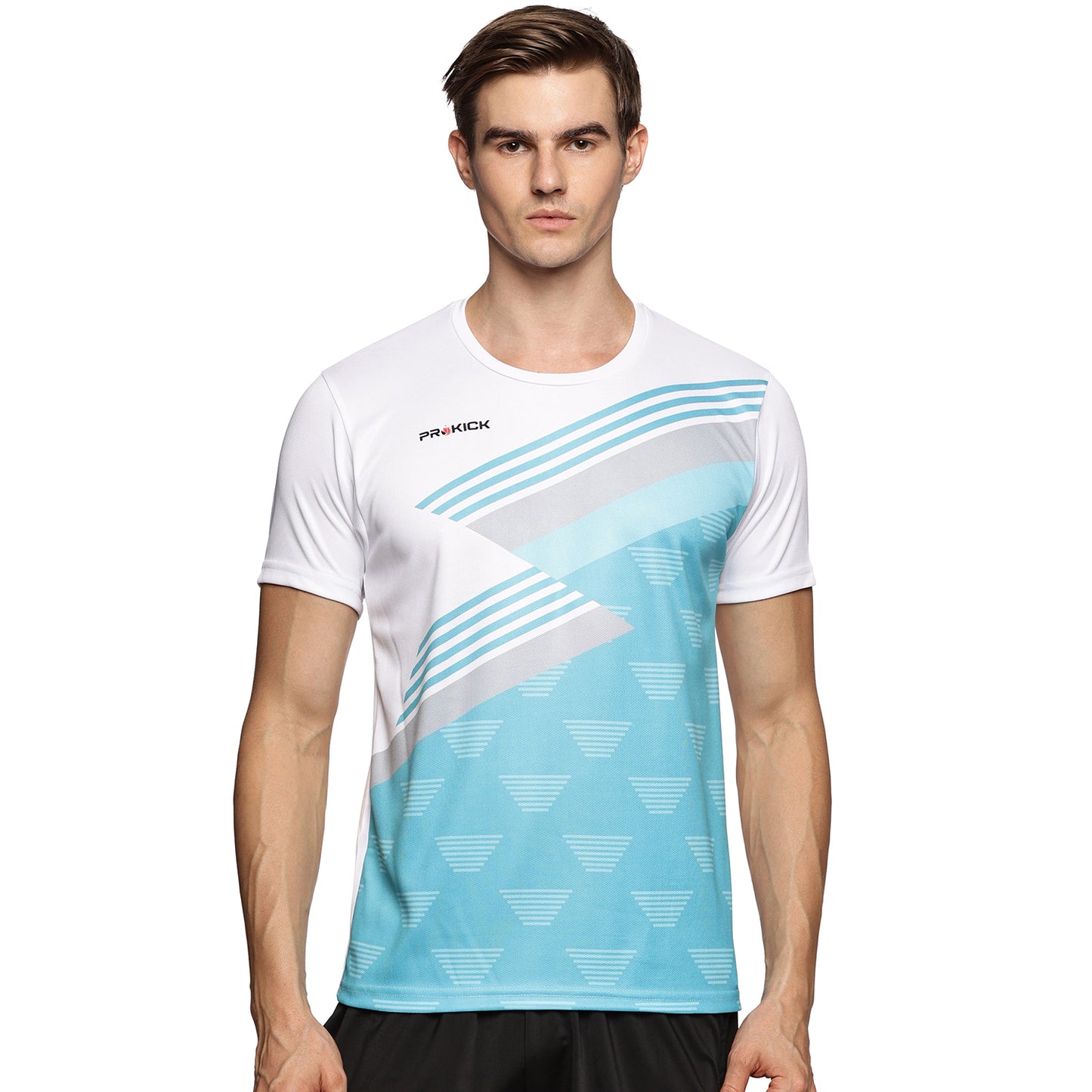 Prokick Half Sleeves Regular Fit Sports Wear T-shirt for Men - Best Price online Prokicksports.com