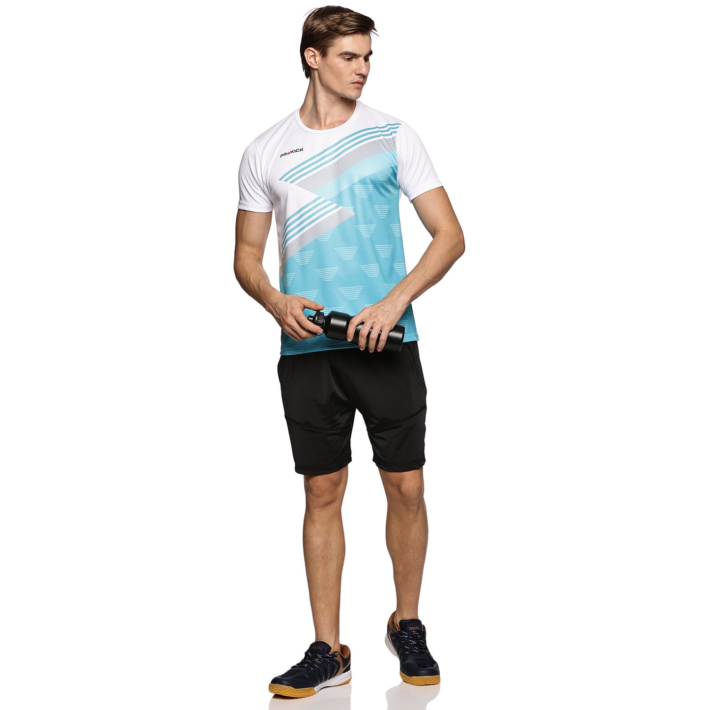Prokick Half Sleeves Regular Fit Sports Wear T-shirt for Men - Best Price online Prokicksports.com