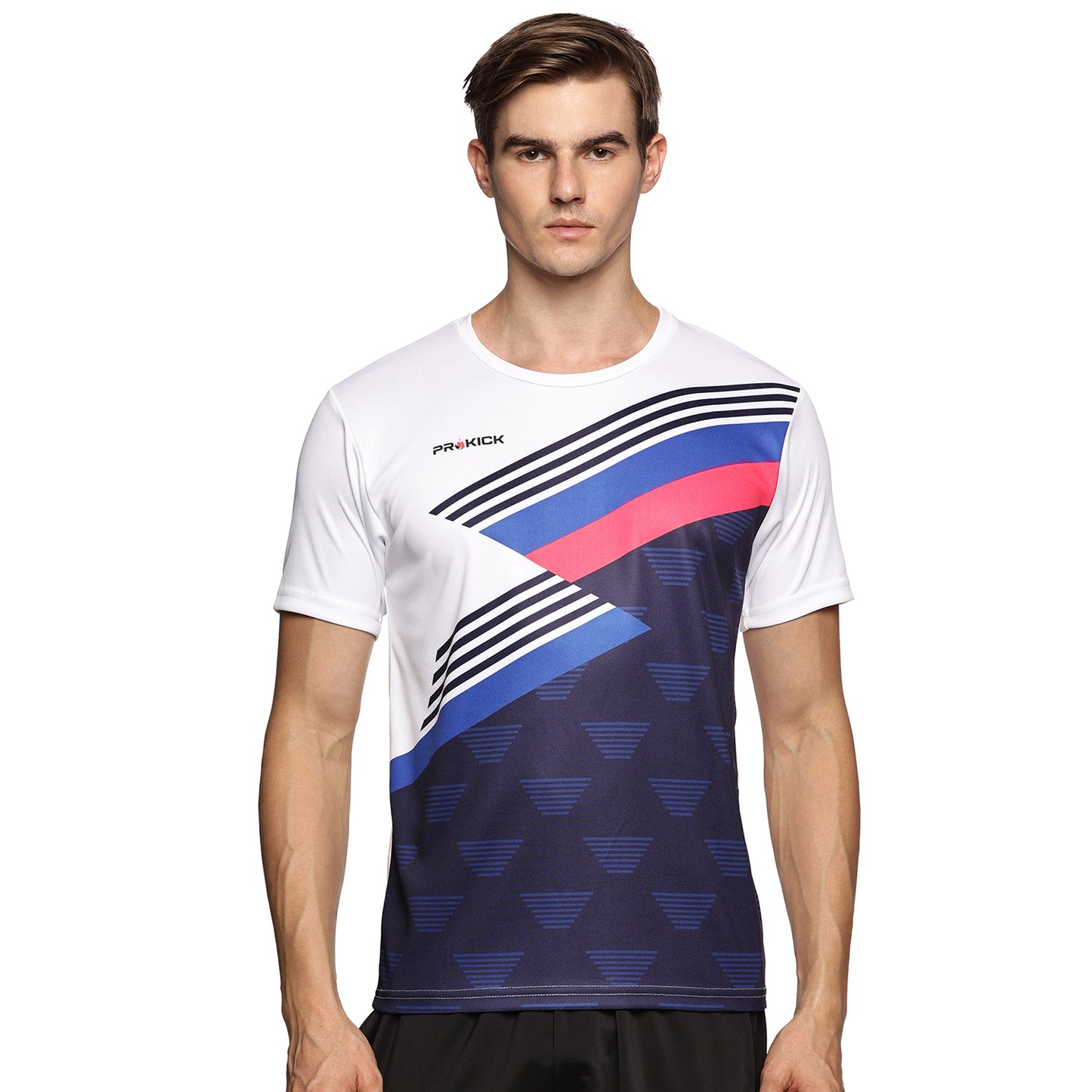 Prokick Half Sleeves Regular Fit Sports Wear T-shirt for Men - Best Price online Prokicksports.com