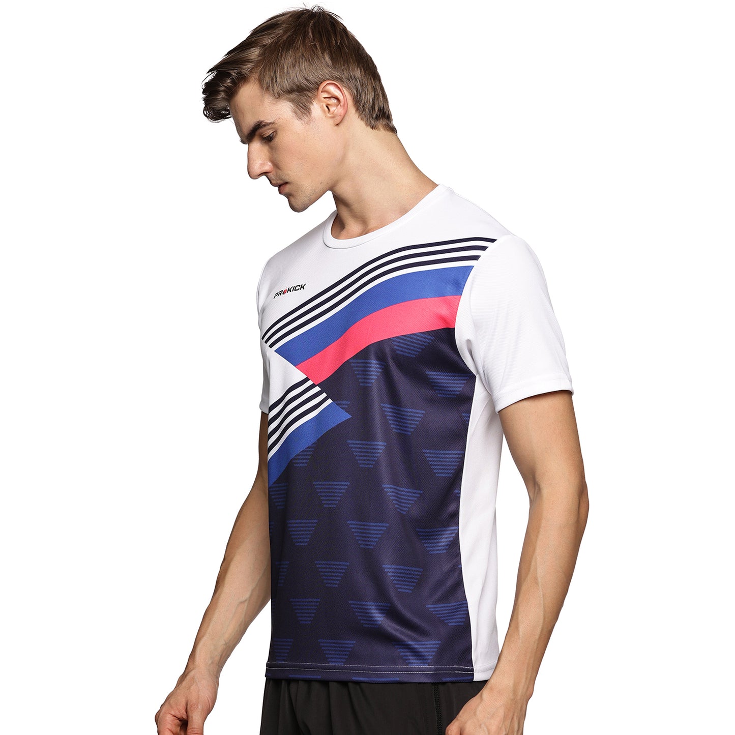 Prokick Half Sleeves Regular Fit Sports Wear T-shirt for Men - Best Price online Prokicksports.com
