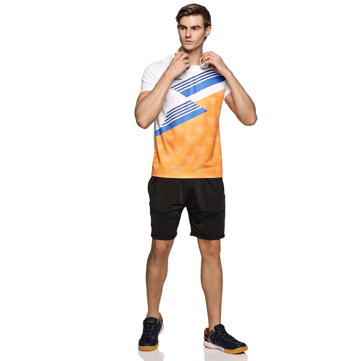 Prokick Half Sleeves Regular Fit Sports Wear T-shirt for Men - Best Price online Prokicksports.com