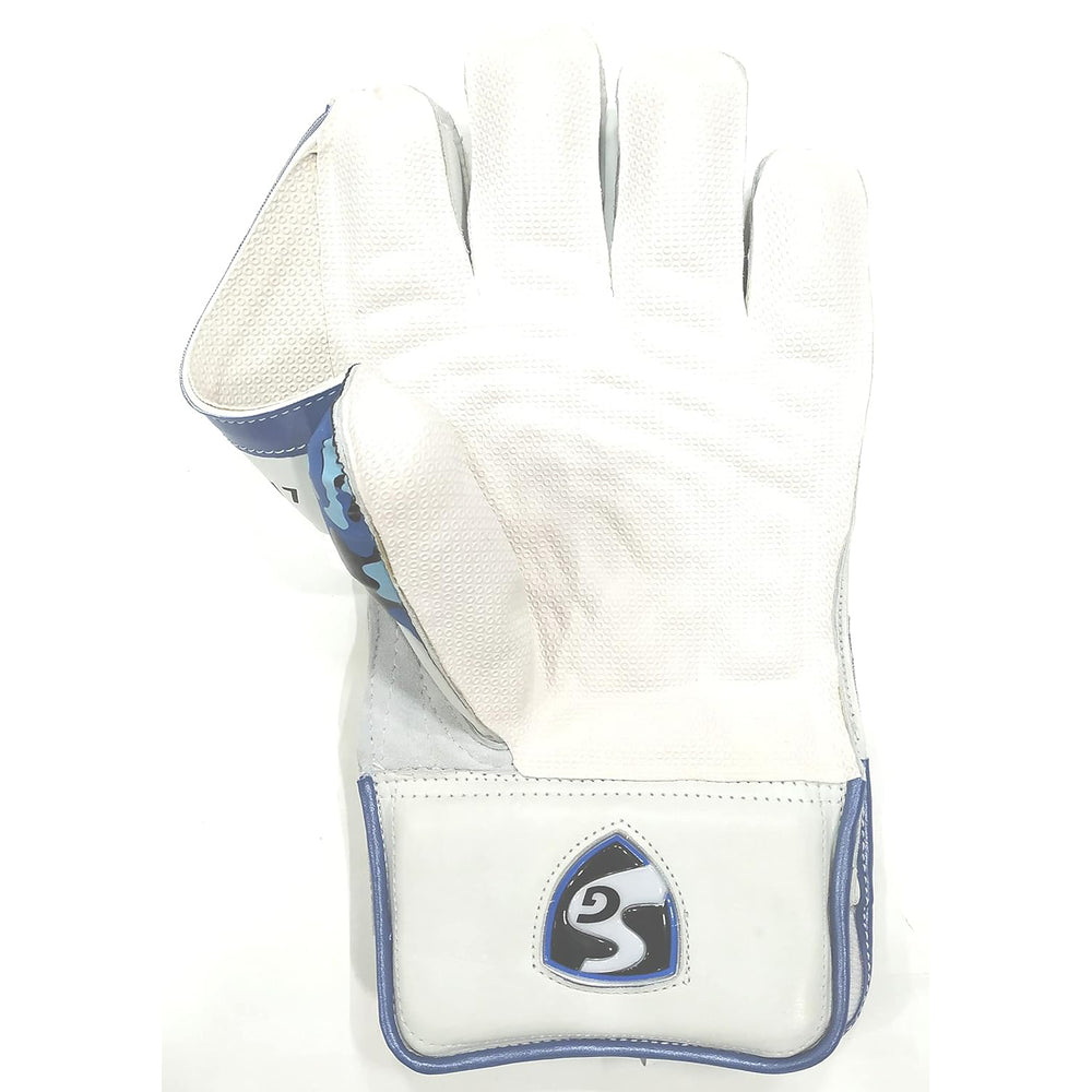 SG RP17 Wicket Keeping Gloves – Premium Leather Palm, Durable Rubberized Grip, Towel Lining & Superior Flexibility for Professional-Level Catching Performance - Best Price online Prokicksports.com