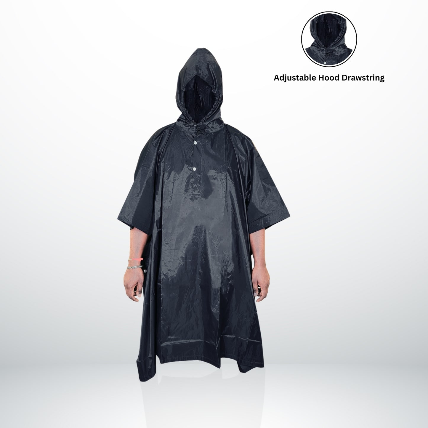 Prokick Polyester PVC Coating Rain Poncho for Men and Women, Free Size - Best Price online Prokicksports.com