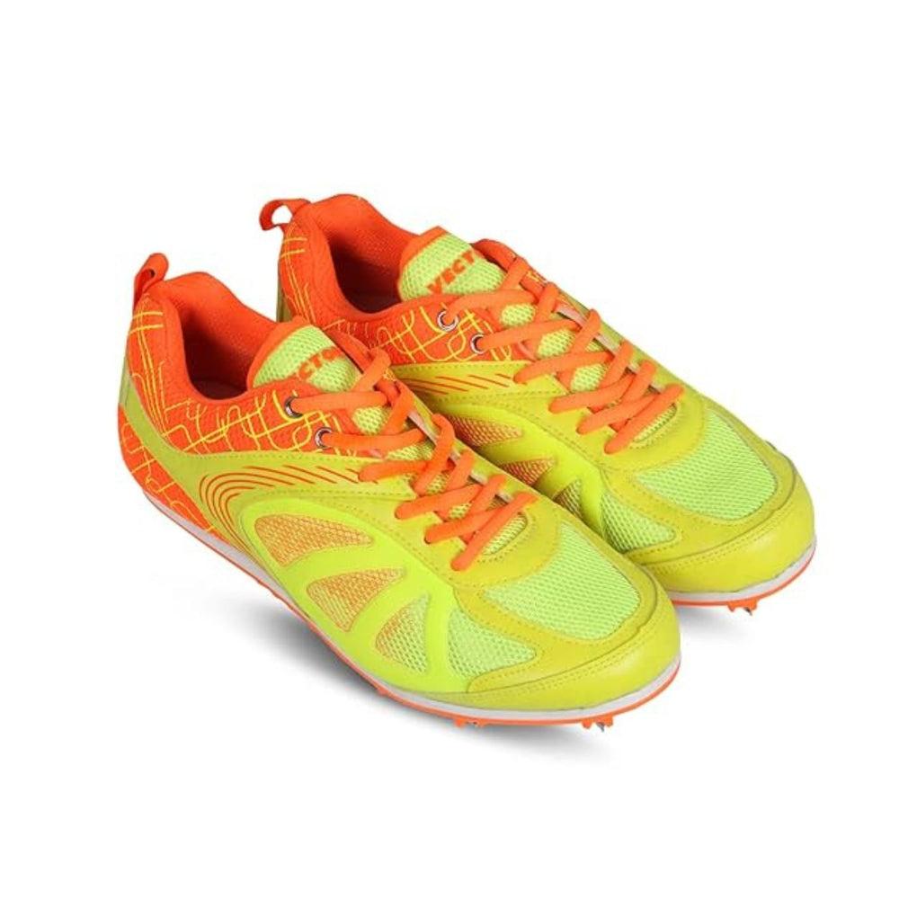 Vector X Bolted Running Spikes | 7-Pin Removable Spikes | Ultra-Lightweight (180g) | Breathable Mesh Upper | Track & Field Shoes for Men/Women/Kids - Best Price online Prokicksports.com