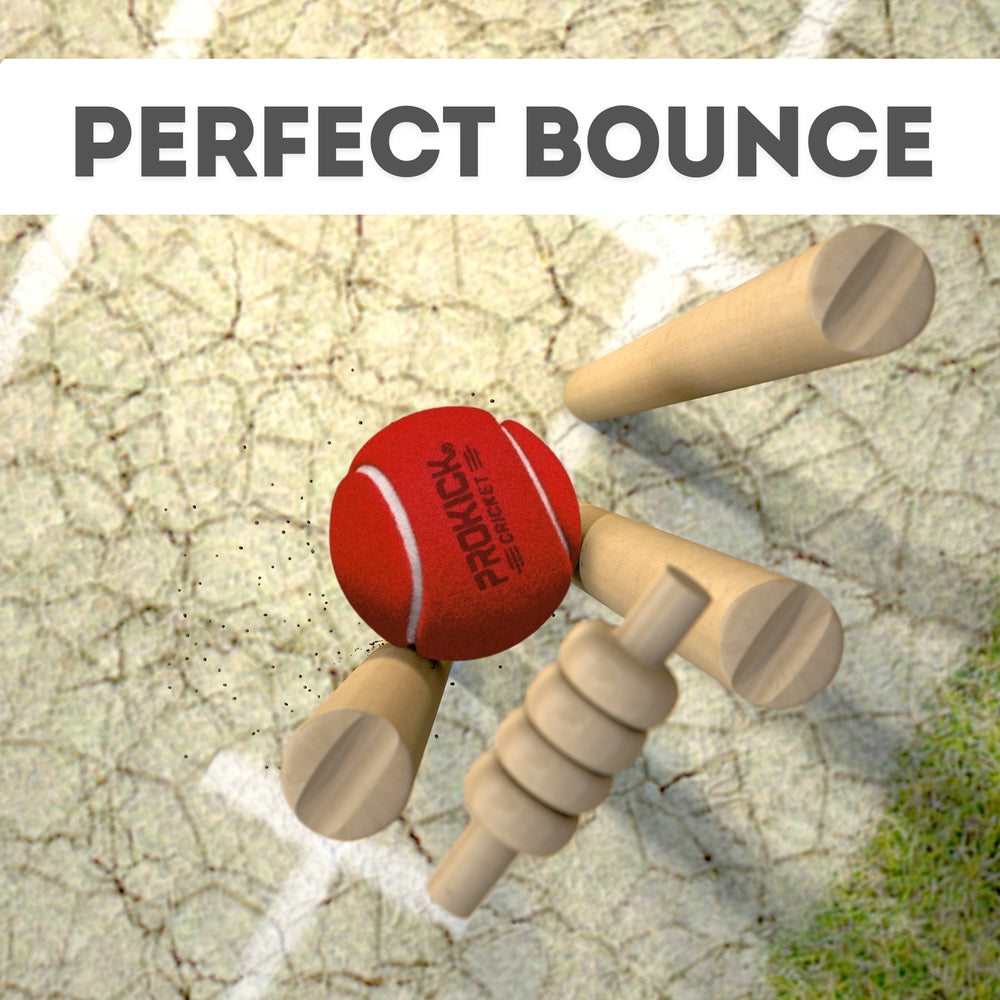 Prokick Heavy Weight Cricket Tennis Ball, Red - 30 Box (6 Balls Per Box) - Best Price online Prokicksports.com