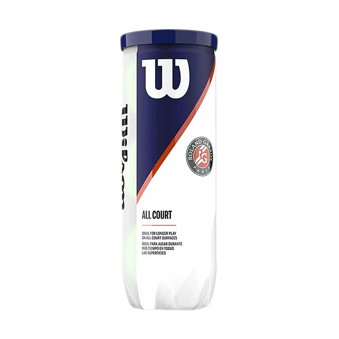 Wilson Roland Garros All Court Tennis Balls Can (1 Can) - Best Price online Prokicksports.com