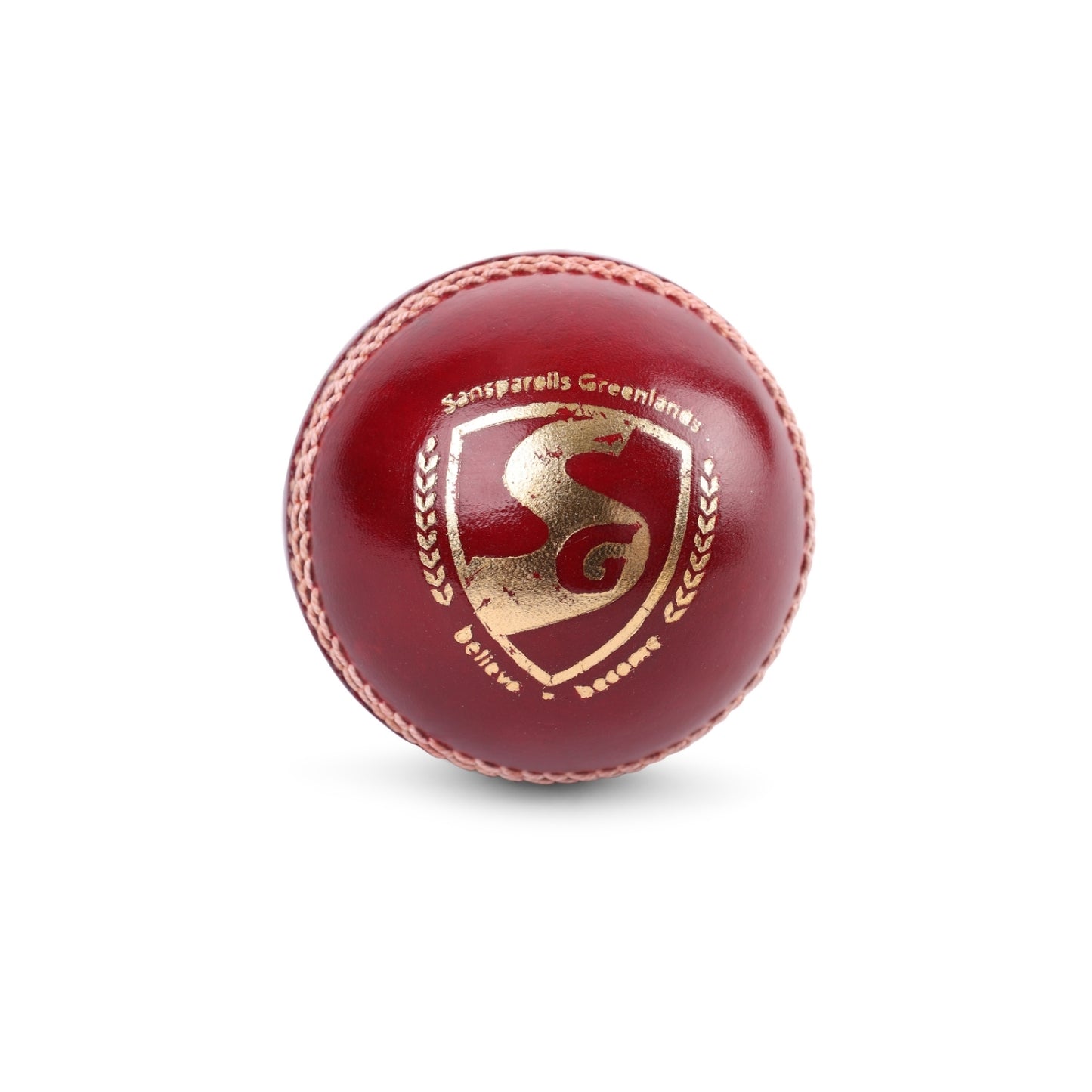 SG Seamer Leather Cricket Ball, Pack of 1 (Red) – Senior 5½ oz, Alum‑Tanned Waterproof 2‑Piece Match Balls, Cork & Wool Core - Best Price online Prokicksports.com