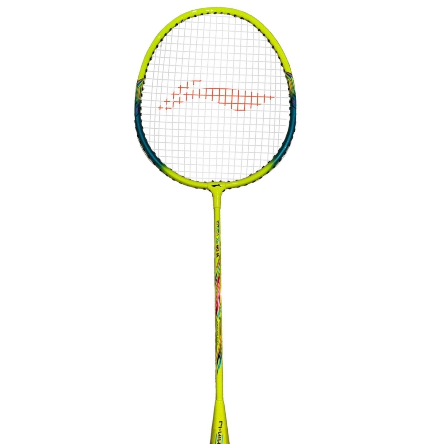 Li-Ning Smash XP 80 IV AYPU169-1 Strung Badminton Racquet with Full Cover (Pack of 2 Rackets), G5 Grip, Lightweight Lime/Green for Beginners - Best Price online Prokicksports.com