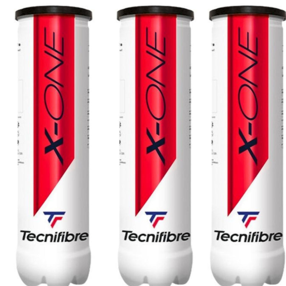 Tecnifibre X-One Tennis Balls Dozen (3 Cans) - Best Price online Prokicksports.com