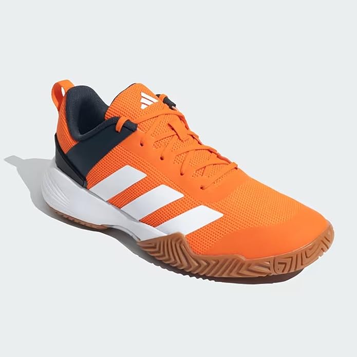Adidas Ind Top V2 Men's Indoor Badminton Shoes | Lightweight Non-Marking Sole | Cushioned Grip for Court Sports | EVA & Rubber Sole | Ideal for Badminton, Squash, & Indoor Training - Best Price online Prokicksports.com
