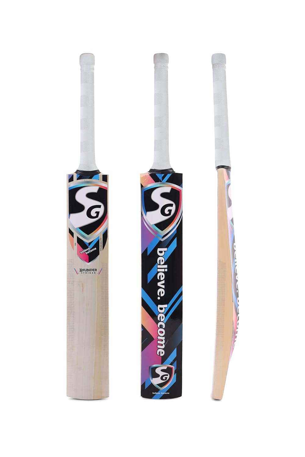 SG Thunder Striker English Willow Cricket Bat - Best Price online Prokicksports.com