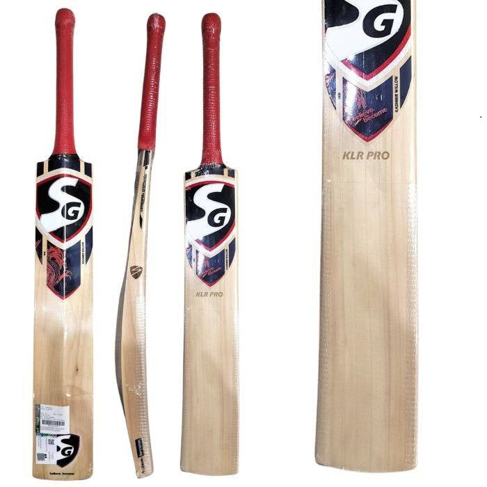 SG KLR Pro Kashmir Willow Cricket Bat - SH | Handcrafted Willow Bat for Power & Precision | Thick Edges & Large Sweet Spot - Best Price online Prokicksports.com