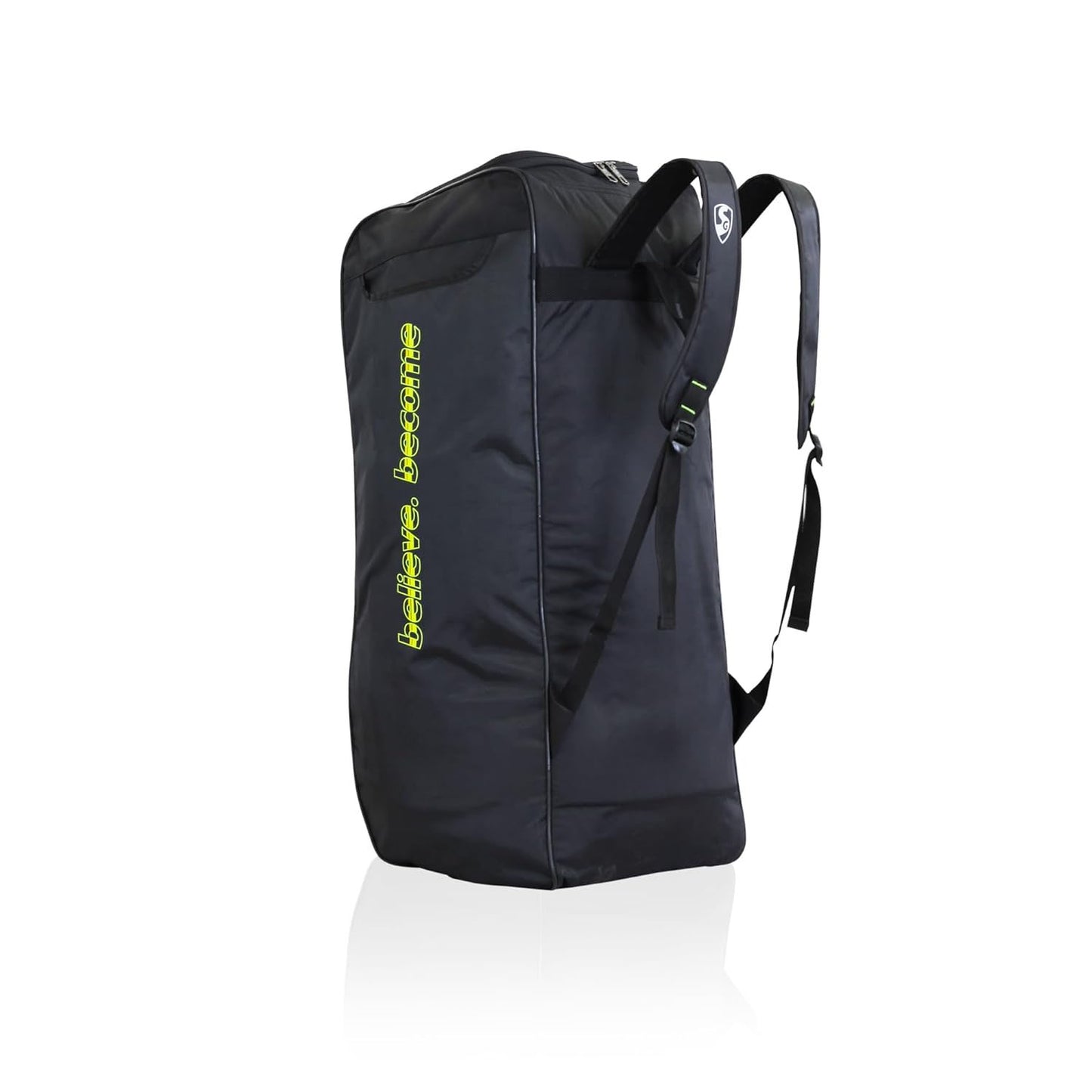 SG ComfiPak 1.0 Duffle Cricket Kitbag, Large - Black/F. Yellow - Best Price online Prokicksports.com