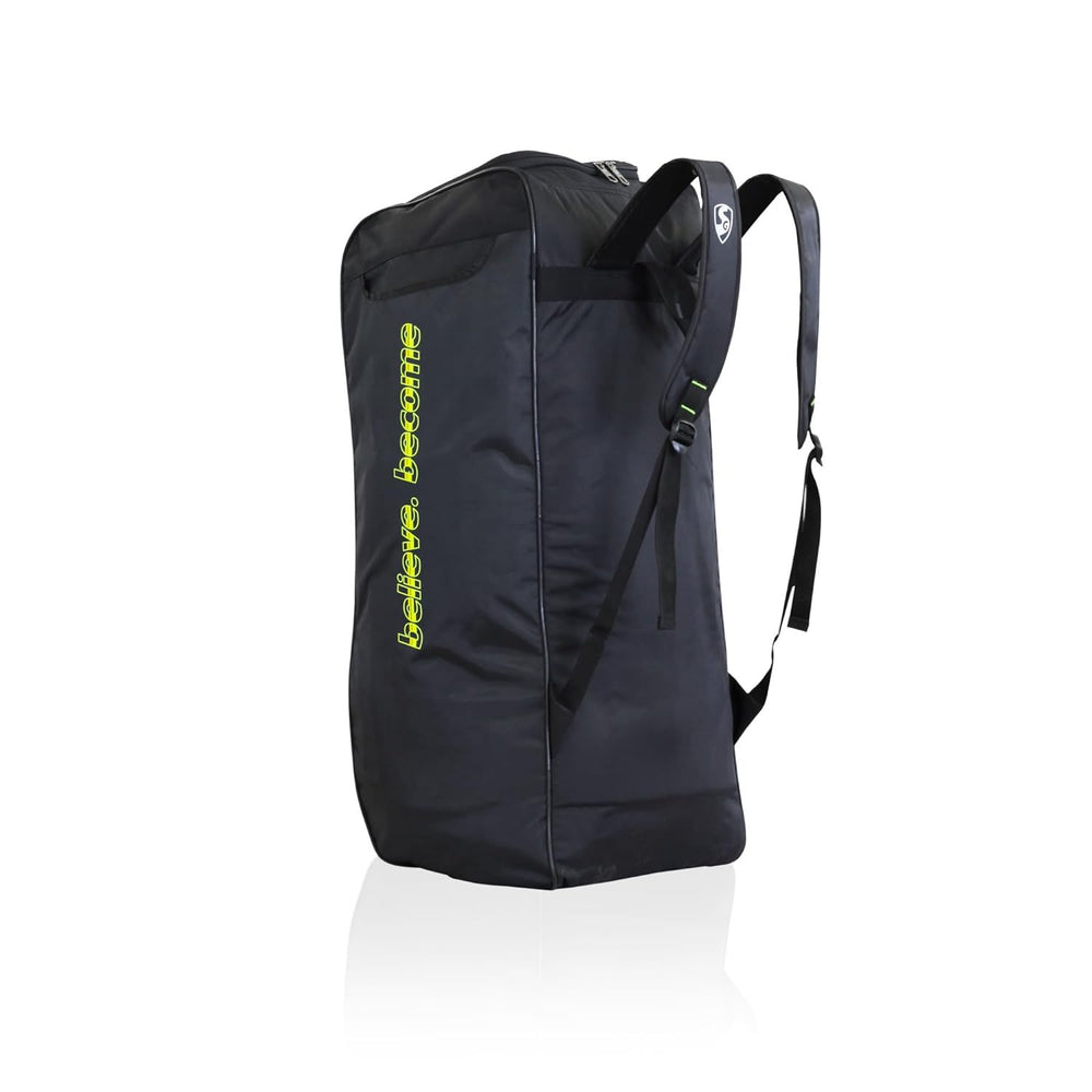 SG ComfiPak 1.0 Duffle Cricket Kitbag, Large - Black/F. Yellow - Best Price online Prokicksports.com