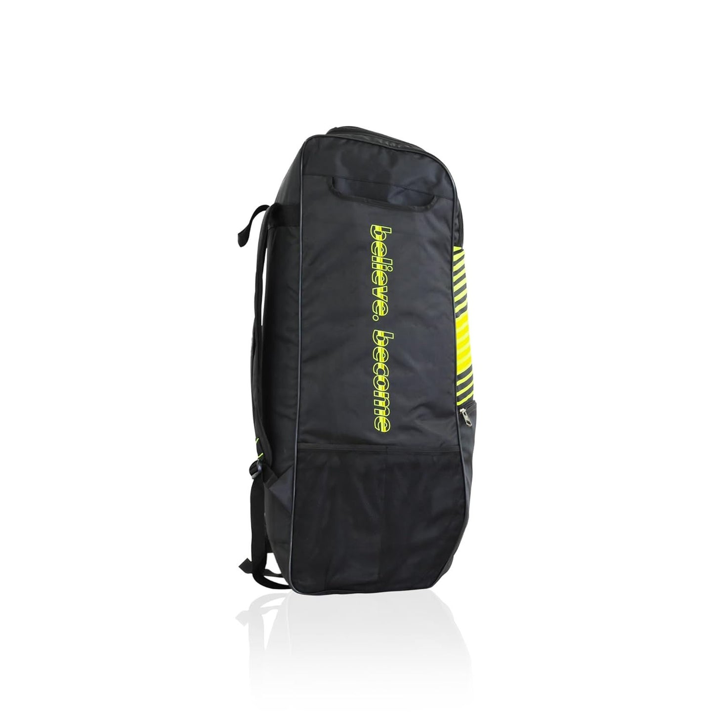 SG ComfiPak 1.0 Duffle Cricket Kitbag, Large - Black/F. Yellow - Best Price online Prokicksports.com