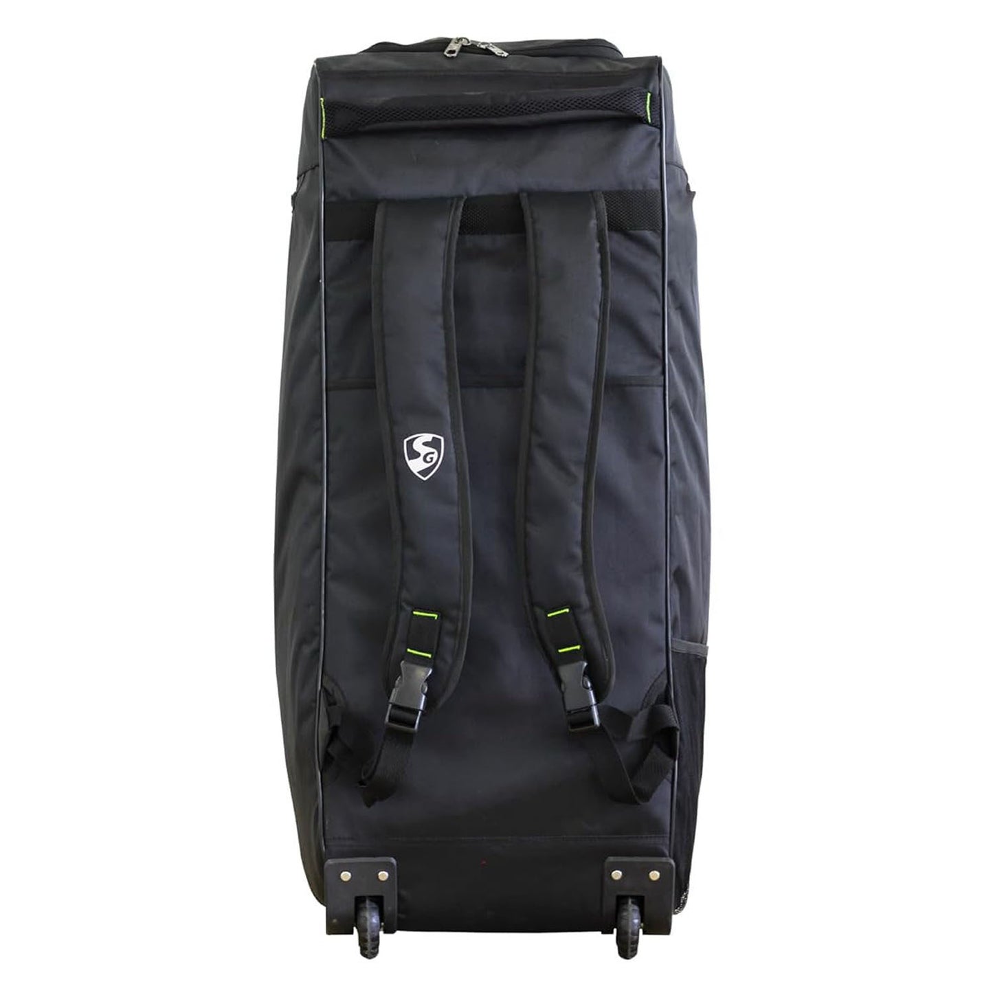SG Jaffa Duffle Wheelie Cricket Kitbag, Large - Black/F.Yellow - Best Price online Prokicksports.com