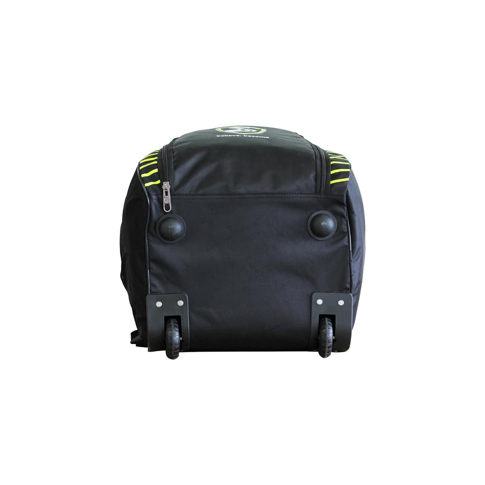 SG Jaffa Duffle Wheelie Cricket Kitbag, Large - Black/F.Yellow - Best Price online Prokicksports.com