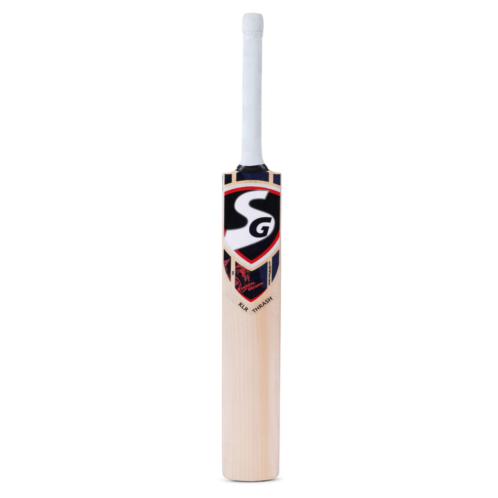 SG KLR Thrash Combo English Willow Cricket Bat | Grade 2 Willow | Power Hitter's Design (1250-1350g) | 45mm Thick Edges | Semi-Knocked - Best Price online Prokicksports.com