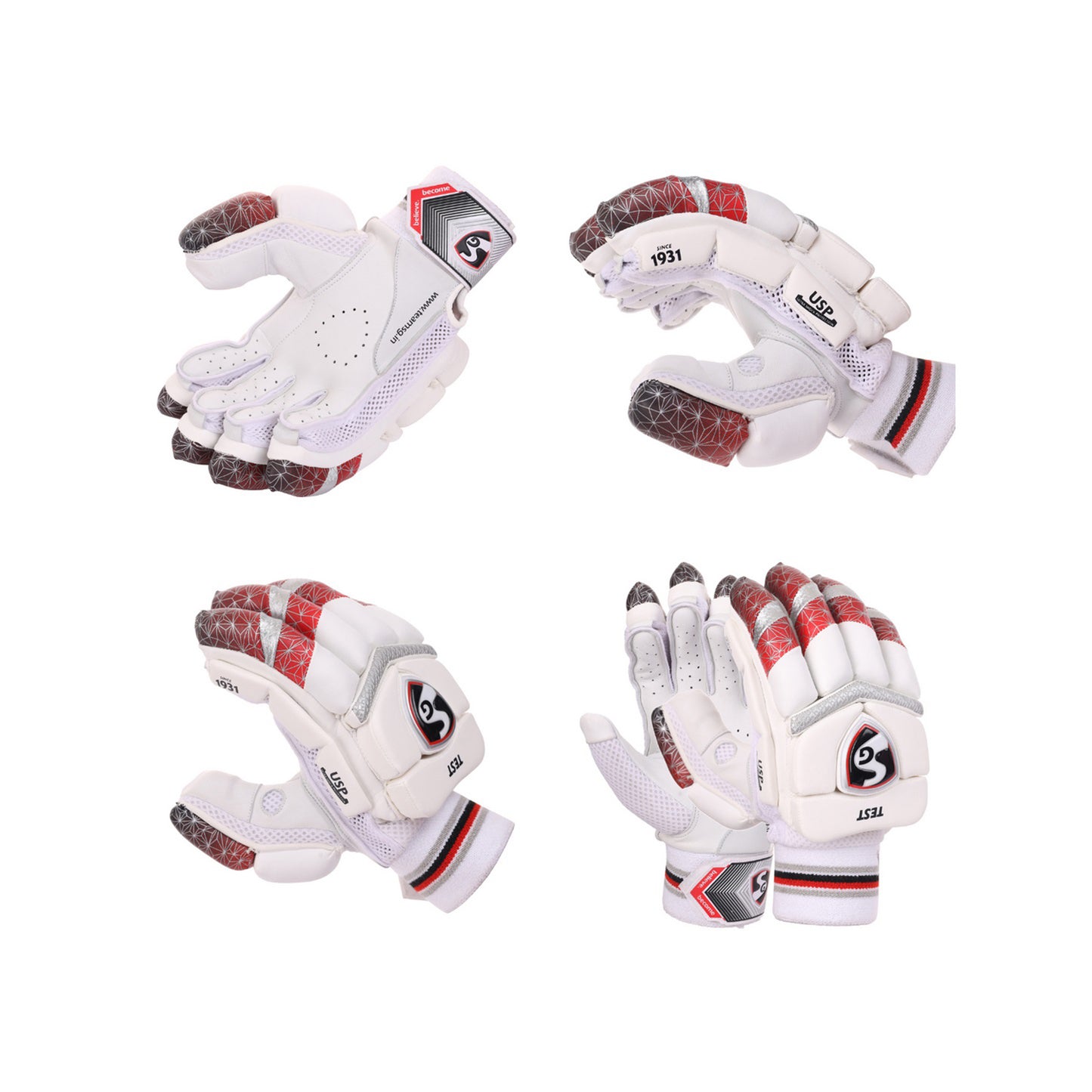 SG Test Batting Gloves - Right Hand - Best Price online Prokicksports.com