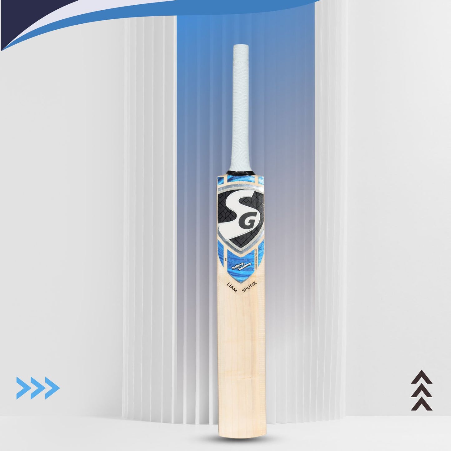 SG Liam Spunk English Willow Cricket Bat | Grade 2 Willow | Thick Edges - Best Price online Prokicksports.com