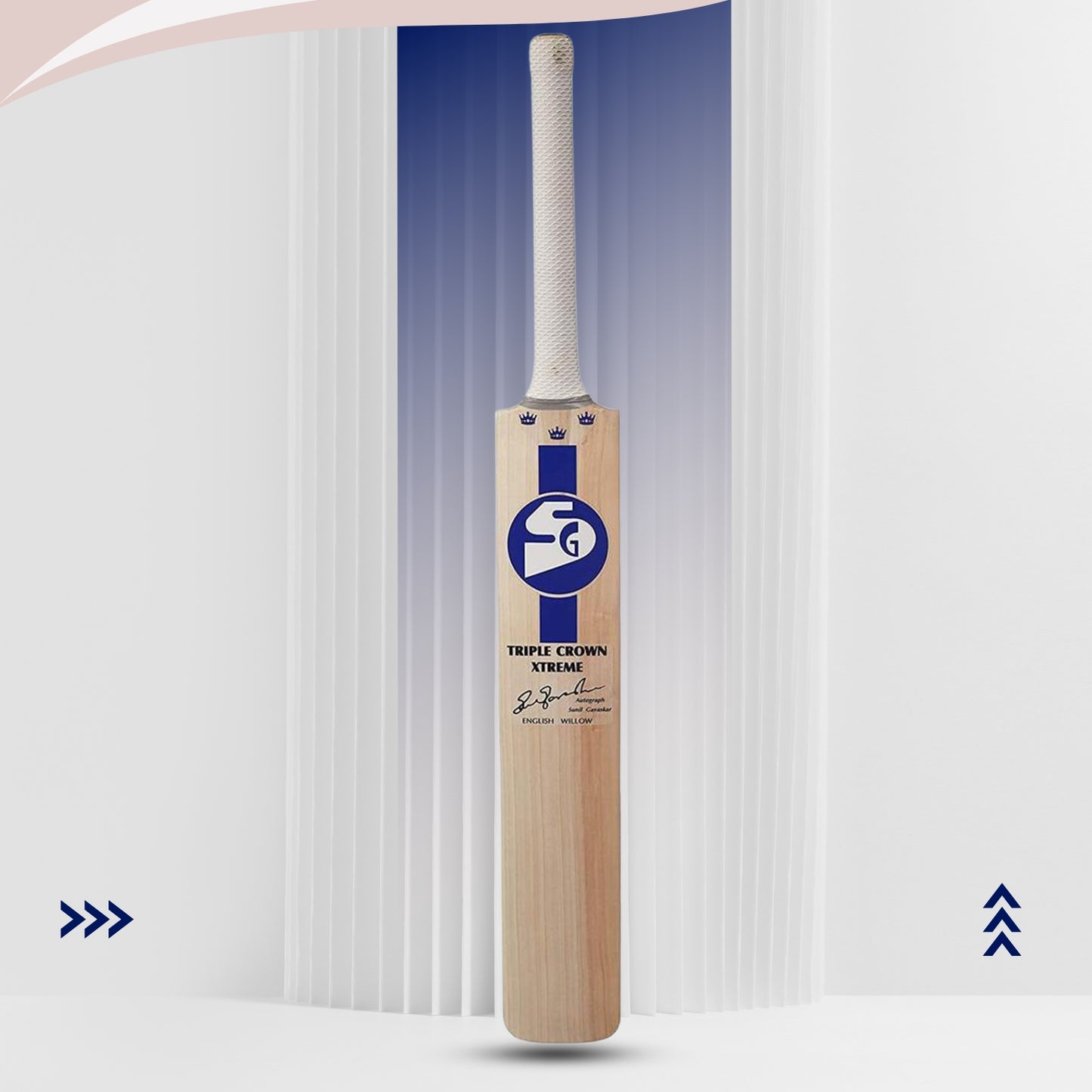 SG Triple Crown Xtreme Finest English Willow grade 3 Cricket Bat - Best Price online Prokicksports.com