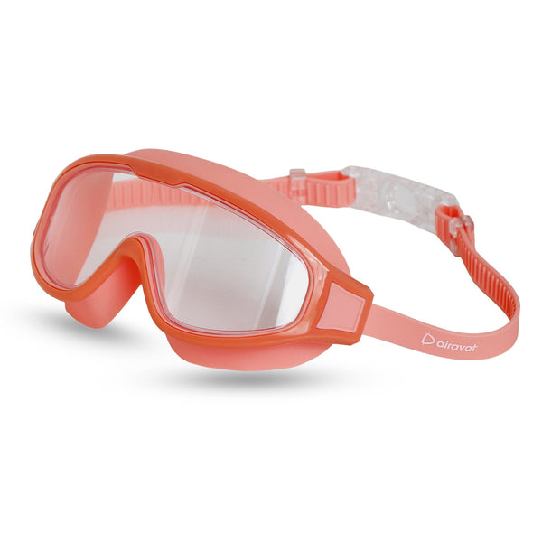 Airavat Shore 1024 Swimming Goggles, Assorted Colors - Anti-Fog, UV Protection, Adjustable Fit for Men & Women