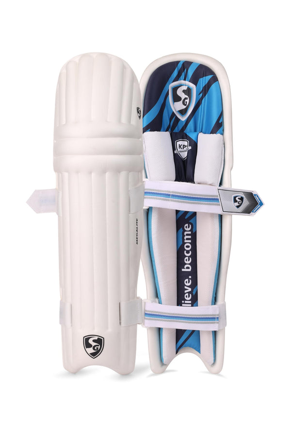 SG Megalite Junior Batting Legguards (Multicolor) | Lightweight Ambidextrous Junior Cricket Pads