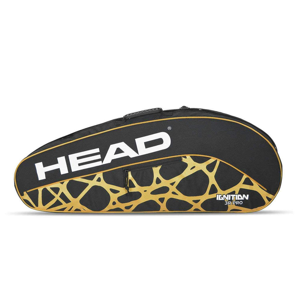 HEAD Ignition Pro 3R Badminton Kitbag | Heavy-Duty 3-Racquet Thermal Carrying Bag - Best Price online Prokicksports.com
