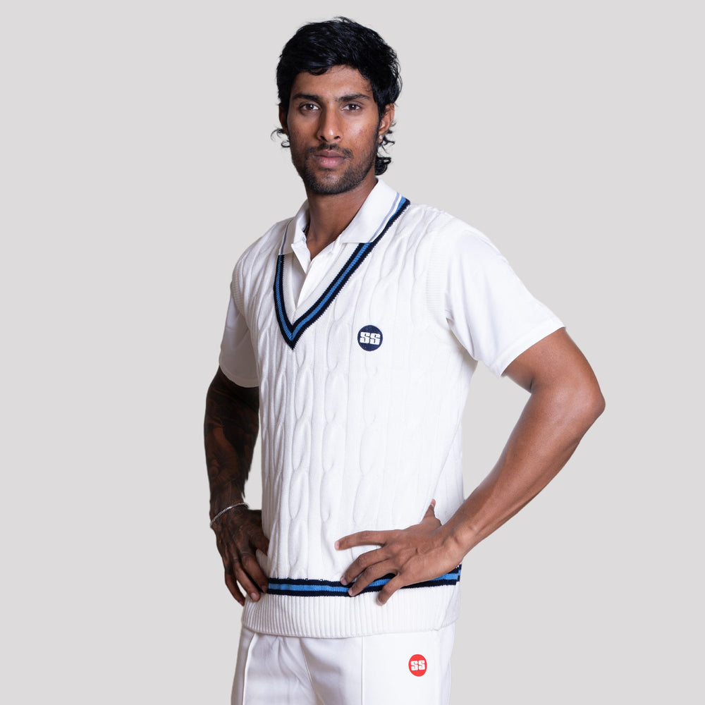 SS Supreme Sleeveless Cricket Sweater - Best Price online Prokicksports.com