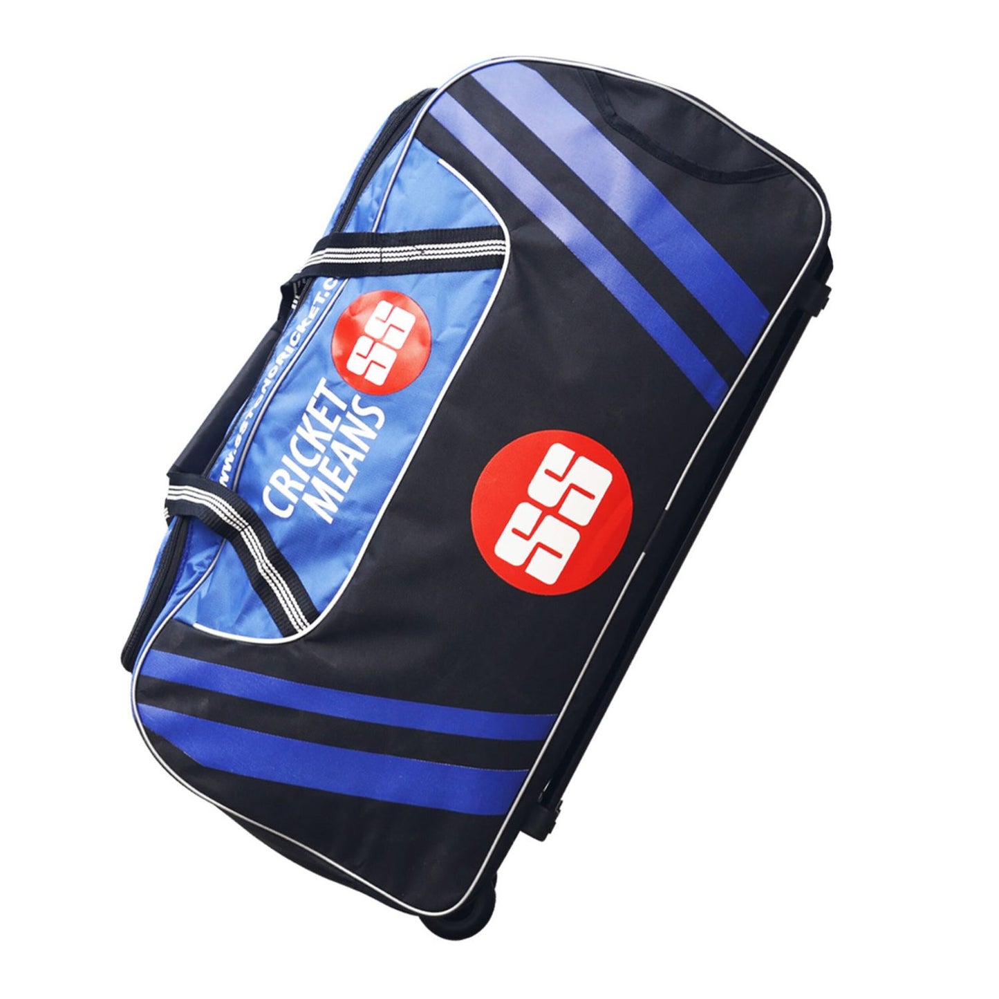 SS Slasher COLD Wheeled Cricket Kit Bag | Multi-Compartment Design | Telescopic Handle | Water-Resistant Base | Durable Polyester Construction - Best Price online Prokicksports.com