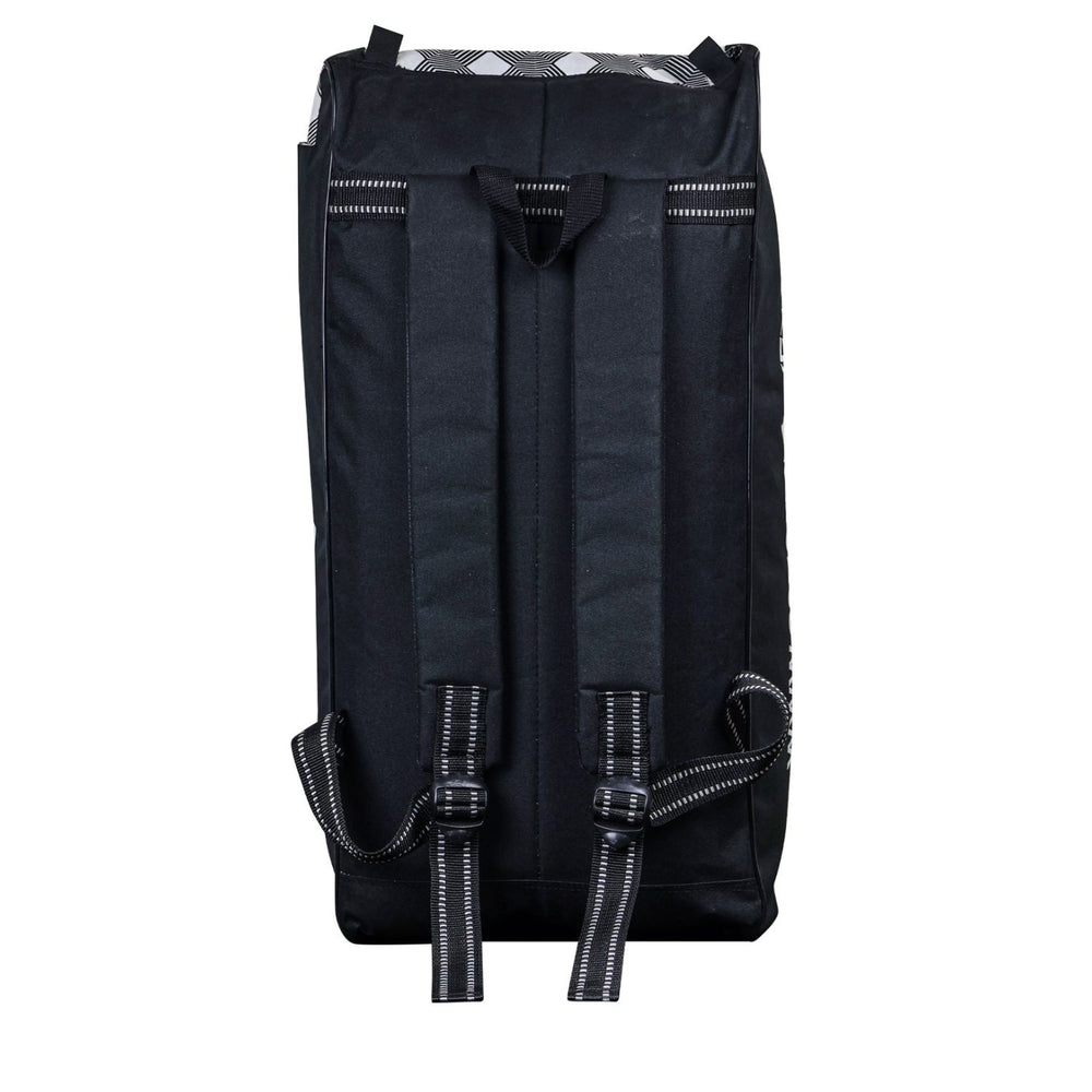 SS Slogger Cricket Kit Bag (Black/White) | 600D Polyester | Multi-Compartment Design | Padded Shoulder Strap - Best Price online Prokicksports.com