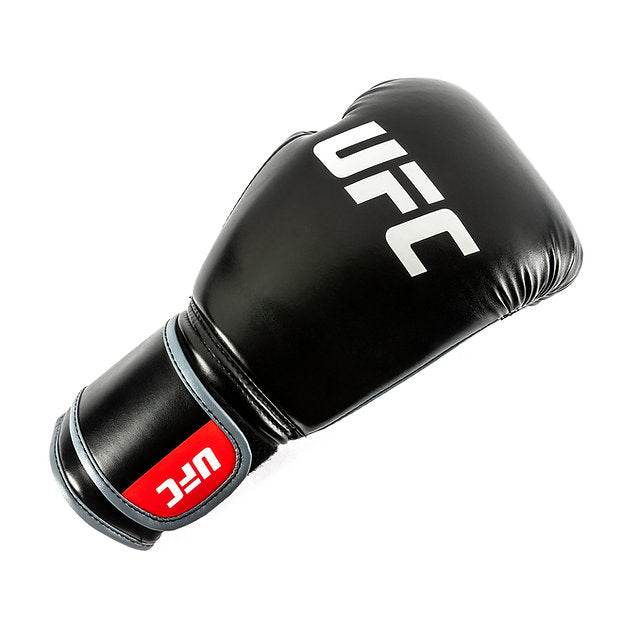 UFC Stand Up Training Gloves – Premium PU Leather Boxing Gloves for Sparring, Kickboxing & Heavy Bag Training (Black) - Best Price online Prokicksports.com