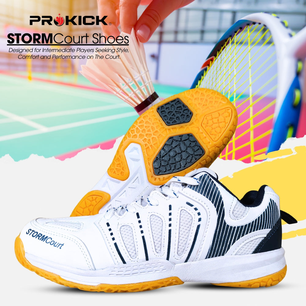 Prokick Storm Court Badminton Shoes - Best Price online Prokicksports.com