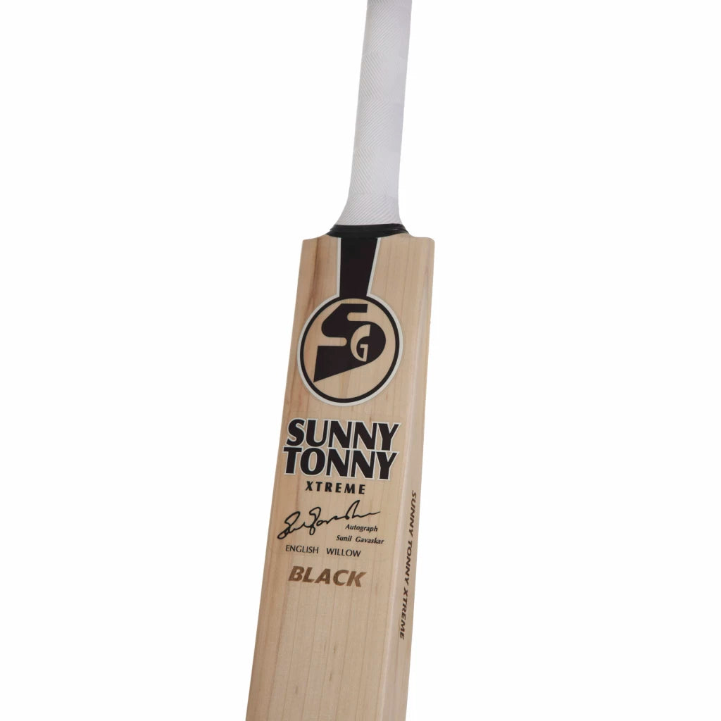 SG Sunny Tonny Xtreme BLACK English Willow Cricket Bat - Best Price online Prokicksports.com