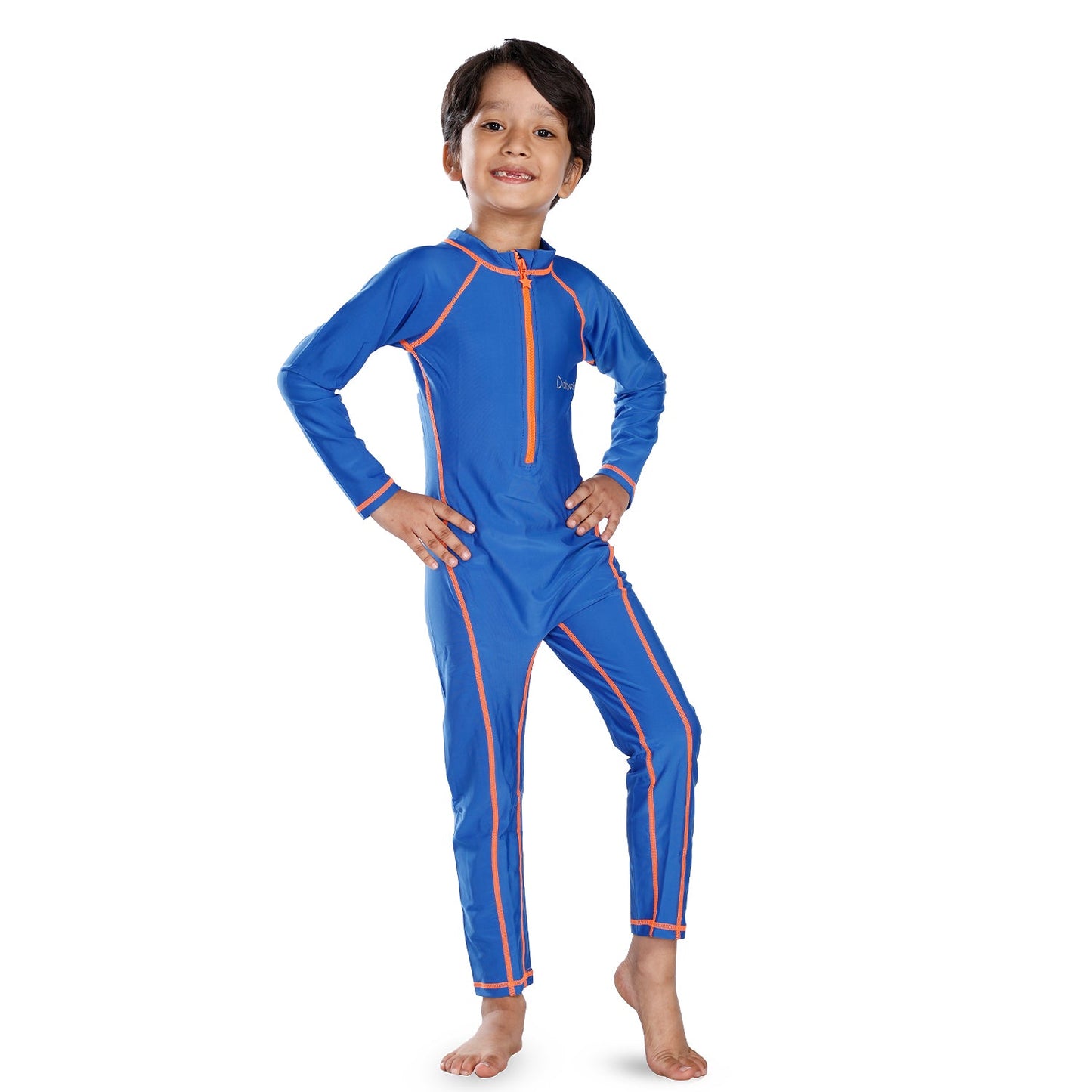 Airavat 1508 Children's Full-Body Swimwear | UV Protection, Quick-Dry & Stretchable | Comfortable One-Piece Swimsuit for Boys & Girls - Best Price online Prokicksports.com
