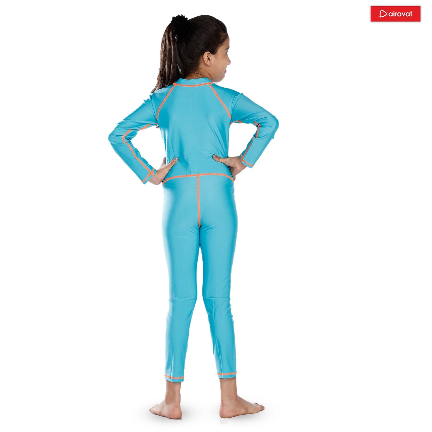 Airavat 1508 Children's Full-Body Swimwear | UV Protection, Quick-Dry & Stretchable | Comfortable One-Piece Swimsuit for Boys & Girls